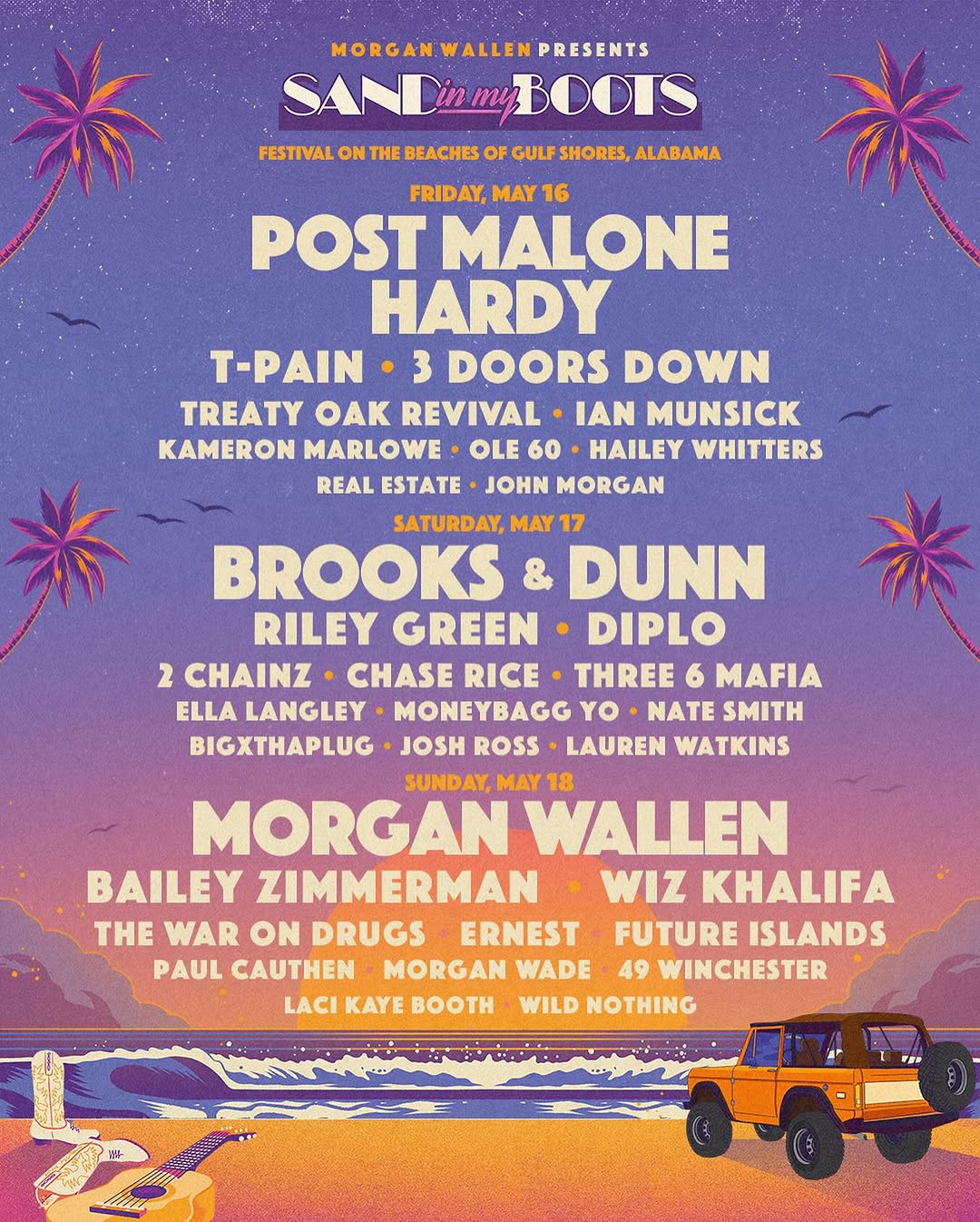 Morgan Wallen’s Sand in My Boots Festival 2025